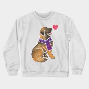 Watercolour Leonberger Crewneck Sweatshirt